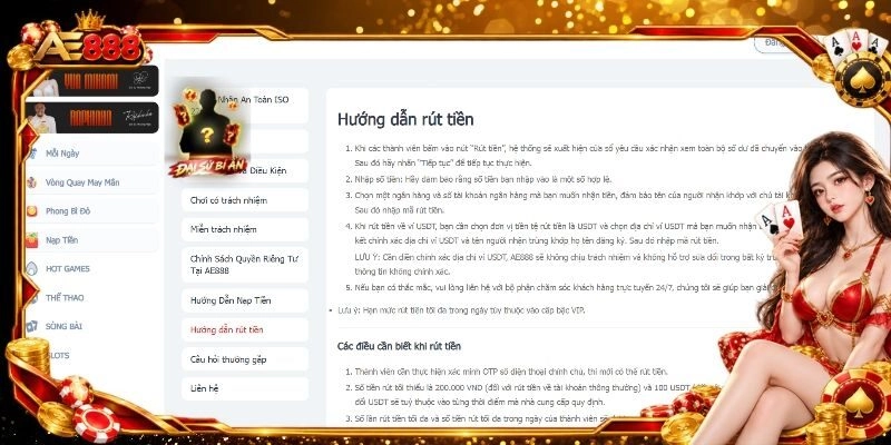 Giao dịch nạp rút tiền an toàn